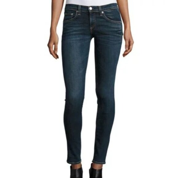 Rag & Bone Low Rise Skinny Women's  Jeans Size 24 - Picture 1 of 10
